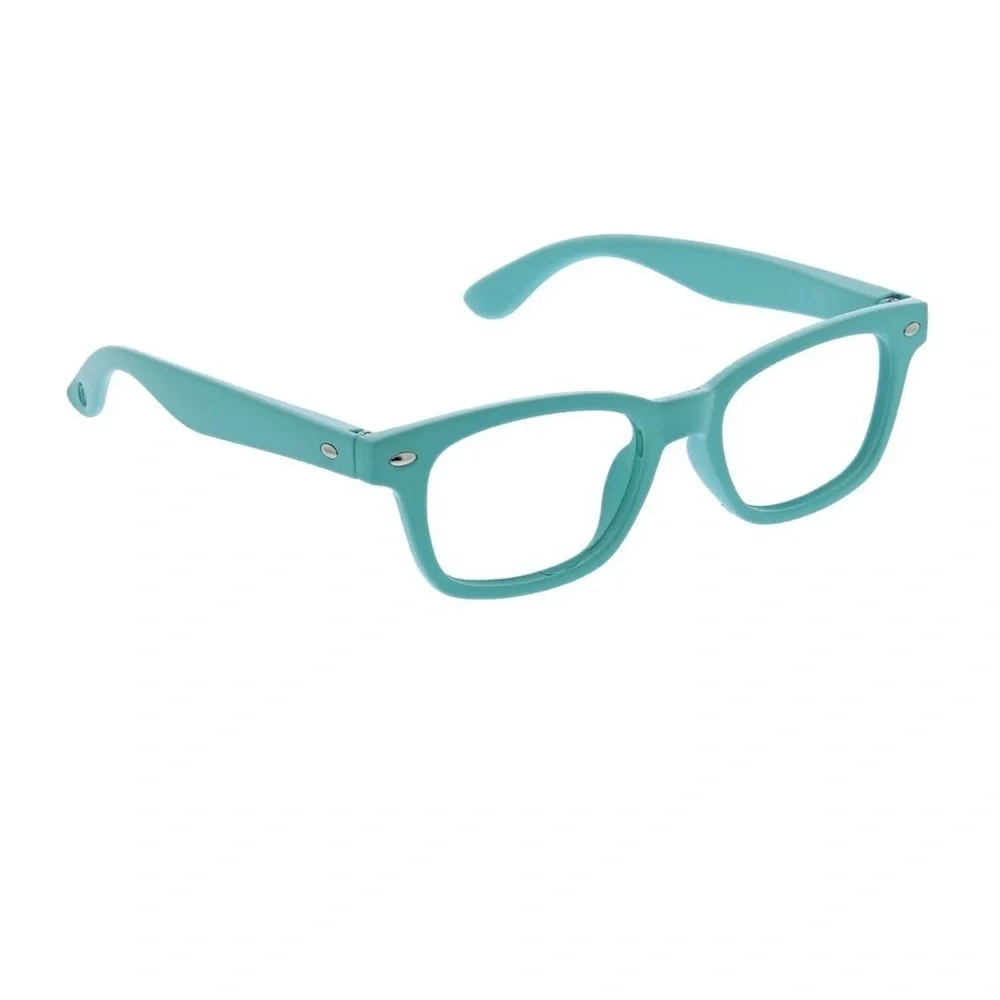 Peepers Blue Light Filtering Eyeglasses for Kids, New in Box, Teal Blue